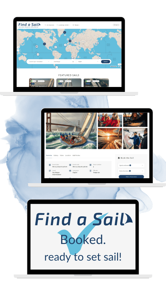 Find a Sail: book sailing courses and adventures worldwide with a few clicks.